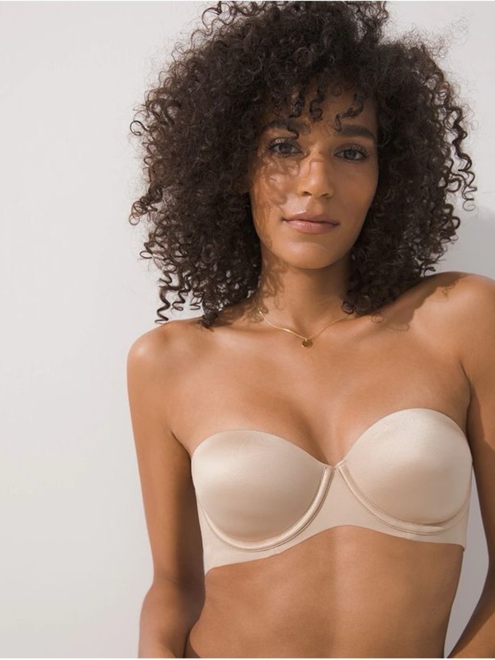 LIKE NEW Soma Vanishing Strapless Convertible Bra - blush (36D)